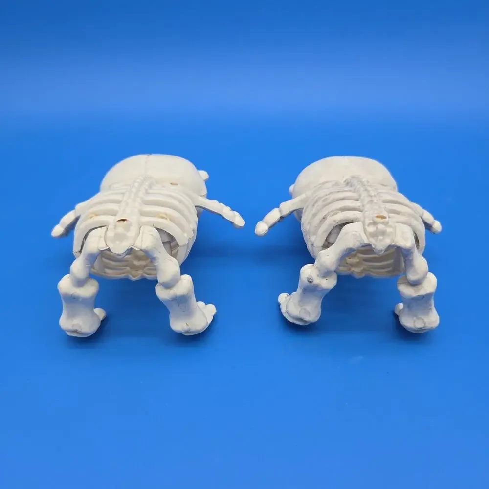 Lot Of 2 Seasons Crazy Bonez Teddy Bear Skeletons Halloween Decor Props